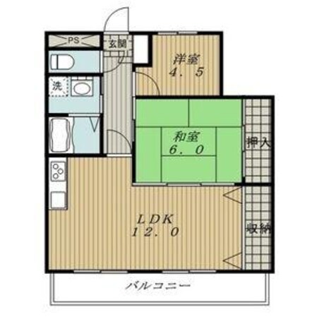 千代田グランデの物件間取画像